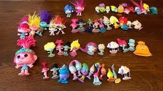 Trolls Just want to have Fun showing figures Toy review
