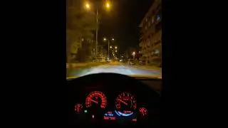 BMW 320İ ED NİGHT DRİVE POV 2 #automobile #bmwmmotorsport #mpower #msport