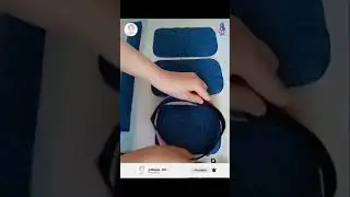 Simply purse with old jeans