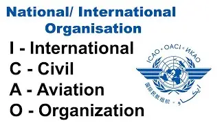 What is ICAO | National/International Organsiation
