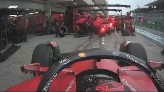Sainz Pit Stop Sao Paulo GP Qualifying 2022
