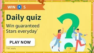 Amazon Daily Quiz Answers Today | 23 July 2022