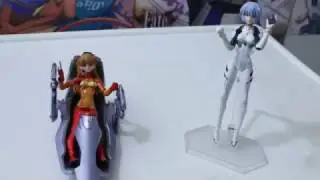 Evangelion Figma Collection display