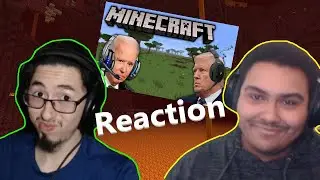 Group Reaction to US Presidents Play Minecraft 4-5 |  ai presidents gaming REACTION!!