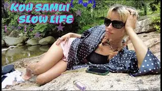 Slow Life Koh Samui Yap vlog/streets/view point/waterfall/forest/jungles/sunset;) เกาะสมุย ประเทศไทย