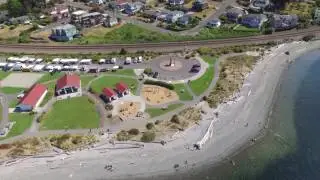 Mukilteo Beach Drone Footage