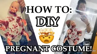 HOW TO: DIY PREGNANT HALLOWEEN COSTUME! || VERNIECE SHAWNTA
