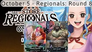 (OP08) OPTCG: R8 vs Lucci | Oct 5th Webcam Regionals