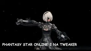 PSO2 Tweaker NA 2B Outfit Over Edel Zellen Female By CruzAD