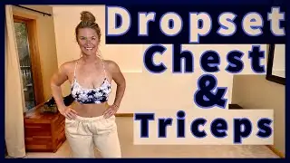 Chest & Triceps DROP Strength Workout // Dumbbell Dropset Crusher // Muscle Strength & Definition