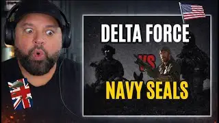 British Veteran FIRST TIME seeing Delta Force vs Navy SEALs | Who is the Best?