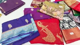 Rk Collections latest Sarees ||fancy |pattu sarees ||rk Collections latest video |rk Collections