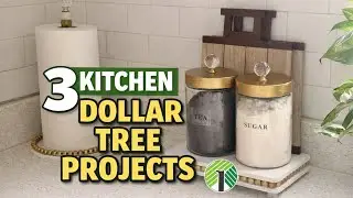 3 MUST-TRY Dollar Tree Kitchen DIYs || SIDRA CRAFT