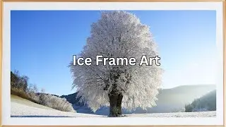 ❄ Ice Scenery Frame Art | 2 Hours Snow Landscape Wall TV Décor | Calm Winter Ambience | 4K
