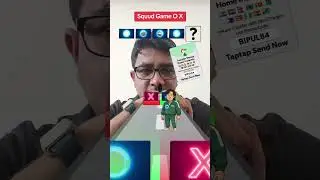 Squid Game TicTacToe Challenge #squidgame #squidgame3 #tictactoe #filtergame #realbipuldas