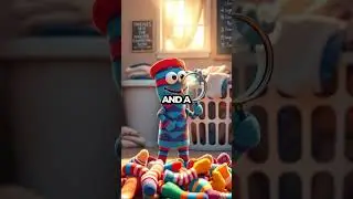 Snuggles the Sock Detective: Unraveling the Laundry Mystery!