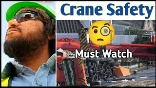 Crane safety ! Lifting safety ! Safety officer must watch ! Safety officer video 
