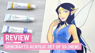 GenCrafts Acrylic Tubes (NEW) | Art Product Review | iiKiui