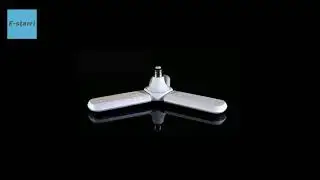 High Quality Foldable Fan Blade LED Pendant Bulb Lights Foldable Angle Adjustable Garage Light