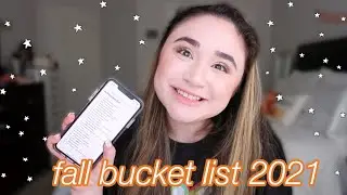 FALL BUCKET LIST 2021! 30 THINGS TO DO THIS FALL! 🍂