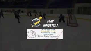 Indus Lightning - Chinook Ringette Tournament Lethbridge Bronze Metal Game
