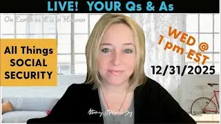 Social Security Disability LIVESTREAM - Q & A Lunch Hour - Wed., 1 PM EST 12/31/2025