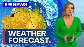 Australia Weather Update: Showers expected along the country&rsquo;s east coast | 9 News Australia
