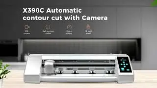 MYCUT New camera scan cutting plotter X390C and bigger size X600C