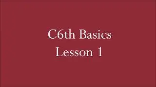 Lesson 1 on C6th pedal steel guitar - the basics of pedal 2 & 3