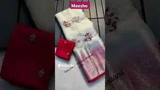 #beautiful pure #Georgette #sarees from #meesho #trendingshorts 💝🥳👌