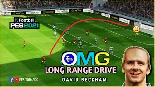 OUTSTANDING LONG RANGE GOAL BY DAVID BECKHAM | EFOOTBALL 2021 BEST ONLINE GOAL