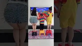 Funny Family Race Challenge 😂 { Part 2 } #shorts #crazyrace
