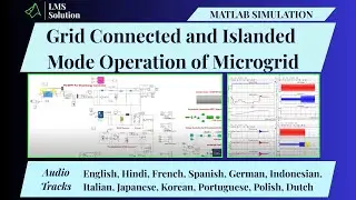 MATLAB Simulation of Grid Connected and Islanded Mode Operation of Microgrid | Grid and Island Mode