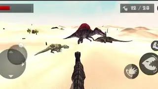 KILLING ALL DINOSAURS OF DESERT WITH GREY VELOCIRAPTORS |HUNGRY APEX WORLD DINO HUNT