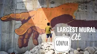 Painted the largest mural at GOHPUR !  @hiphopassam @Kolakar