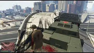 GTA V Launching Cars Off Bridge No Brakes Mod