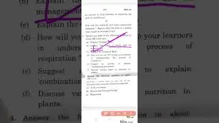 IGNOU BED BES 141 QUESTION PAPER 2023 Pedagogy of science #ignoubed #termendexam #2023 #bes141