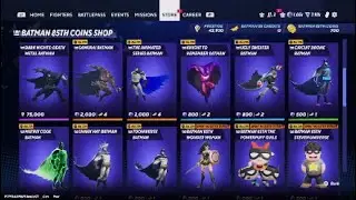 Multiversus. Batman 85th Coins Shop. All Items Showcase Plus Event Rewards