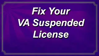 Fix Your Virginia Suspended License