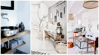 45 Best  DIY Interior Decorating Ideas with natural materials design