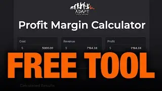 How To Easily Calculate Profit Margins (Free Tool)