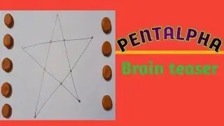 PENTALPHA puzzle and solution//Star puzzle//SmartHarsha