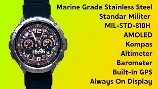 Review KOSPET TANK T3 ULTRA Indonesia: Built-In GPS, Standar Militer MIL-STD-810H, AMOLED AOD