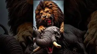 Elephant Vs Lion Dinosaur Tiger || #animals #lion #tiger