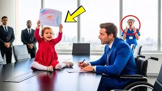 Milionarul falit în scaun cu rotile voia să renunțe, când desenul unui copil sărac a schimbă tot!
