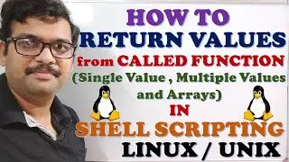 HOW TO RETURN VALUES FROM CALLED FUNCTION IN SHELL SCRIPTING
