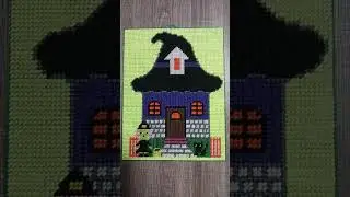 Witch house plastic canvas
