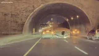 Insane Tesla Car Crash Compilation
