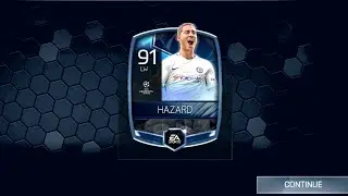 FIFA MOBILE 19 - 91 OVR CHAMPIONS LEAGUE HAZARD - CHAMPIONS LEAGUE IN FIFA MOBILE 19