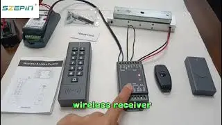 No Wiring! No Punching! Wireless Access Control System!